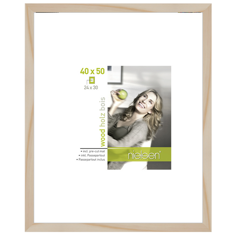 Nielsen design cornice portafoto nielsen 8988023 apollon naturale 40x50 24x30 cm