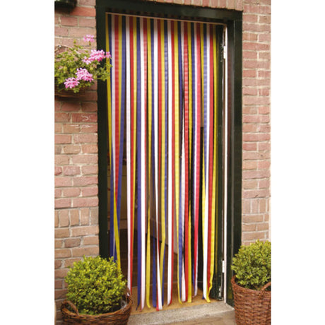 Tenda antimosche realizzata con nastri ca. 90x210cm, 36 strisce di plastica