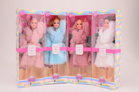 Pop in bontjas 27,5cm 4ass. display
