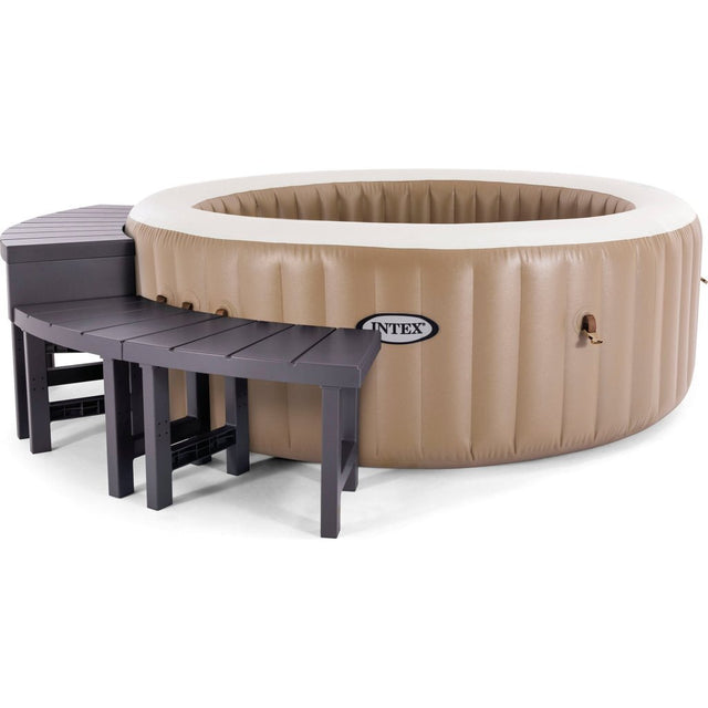 Set tavolino spa Intex 28515 3 pezzi grigio