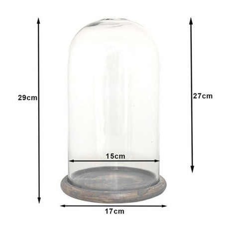 Campana Clayre Eef 6gl3536 trasparente 17x29 cm