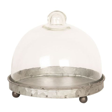 Campana Clayre eef 6gl2492 grigio trasparente 16x15 cm