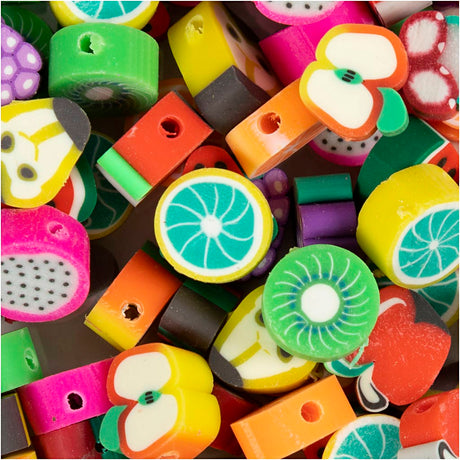 Azienda creativa http: www.cchobby.nl figure-beads-fruit-d-10-mm-hole-size-1-5-mm-60-piece-1-box