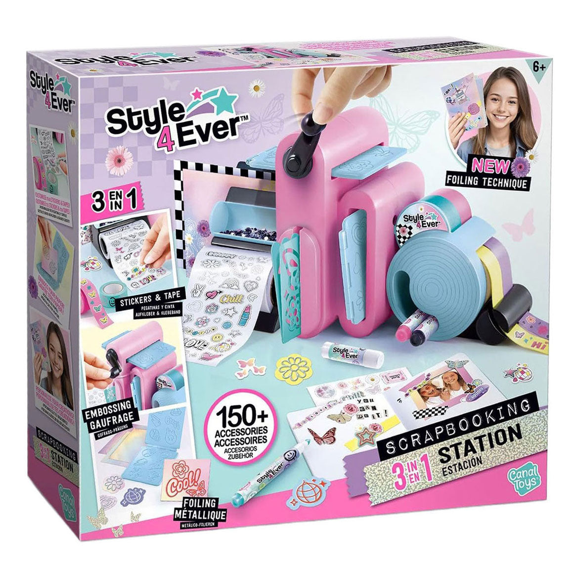 Set artigianale 3 in 1 per scrapbooking Style 4 ever