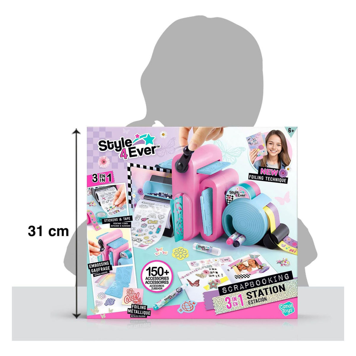 Set artigianale 3 in 1 per scrapbooking Style 4 ever