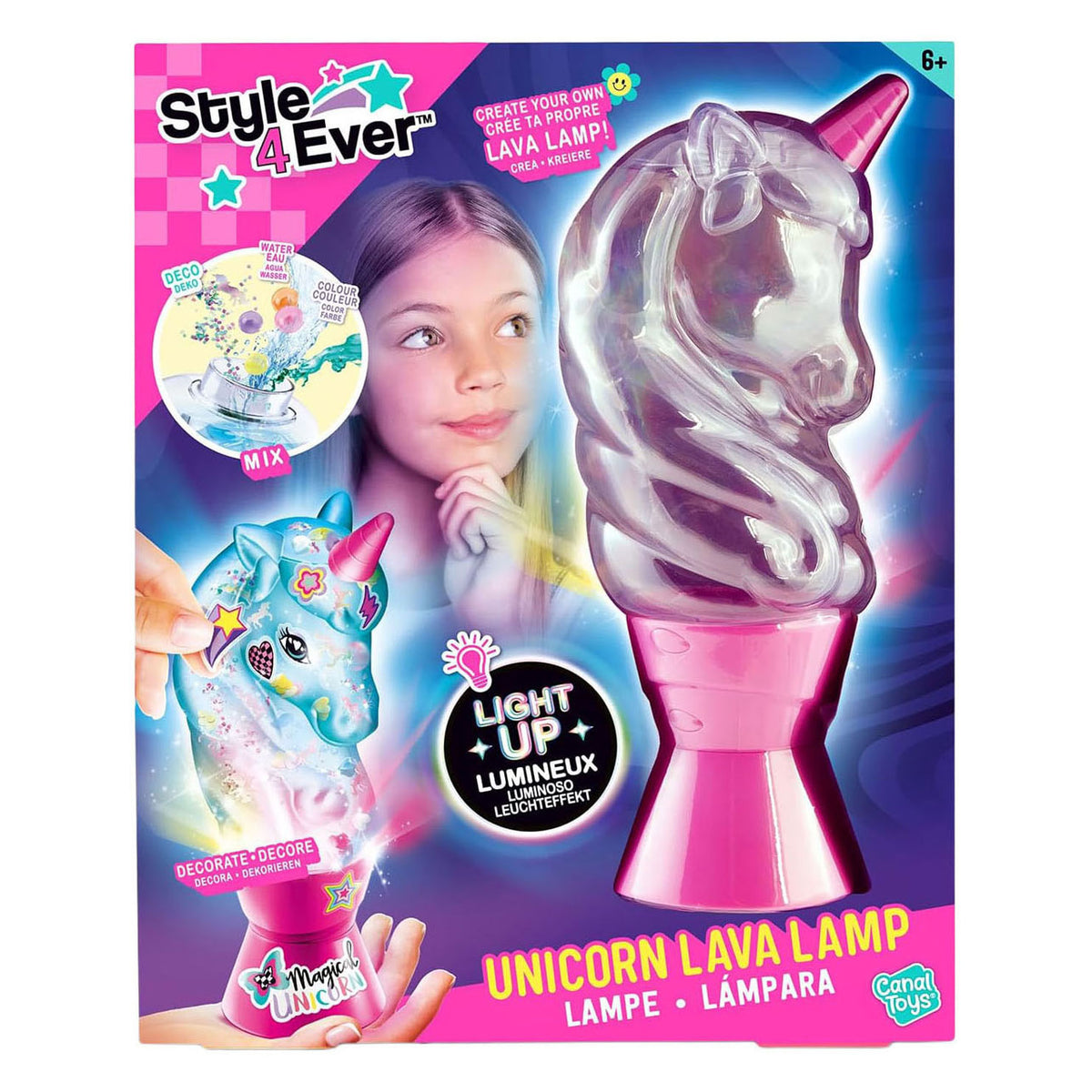Lampada lava Style 4 ever unicorn