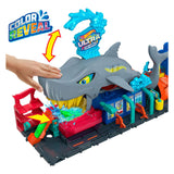 Hot Wheels City Attacco di squalo nell'autolavaggio - con macchinina con sorpresa colorata