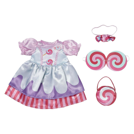 Vestito da bambola per bambina, vestito colorato da caramelle, vestiti per bambole da 43 cm. m