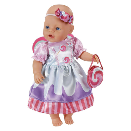 Vestito da bambola per bambina, vestito colorato da caramelle, vestiti per bambole da 43 cm. m