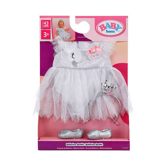 Completo da ballerina per neonata - 43 cm
