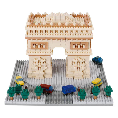 Bandai nanoblock bouwset arc de triomphe deluxe - 1560st.