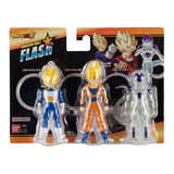 Figure Bandai dragon ball serie flash 10cm - 3pz.