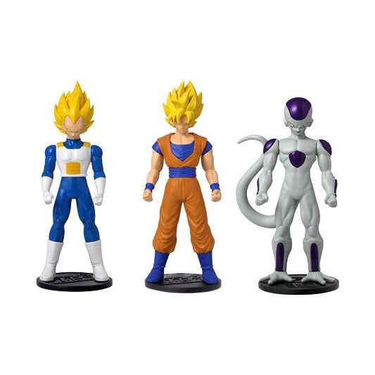 Figure Bandai dragon ball serie flash 10cm - 3pz.