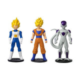 Figure Bandai dragon ball serie flash 10cm - 3pz.