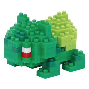 Set da costruzione nanoblocchi Pokémon Bulbasaur - 120 pezzi.