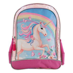 Zaino unicorno con 2 scomparti - 38x33x14 cm