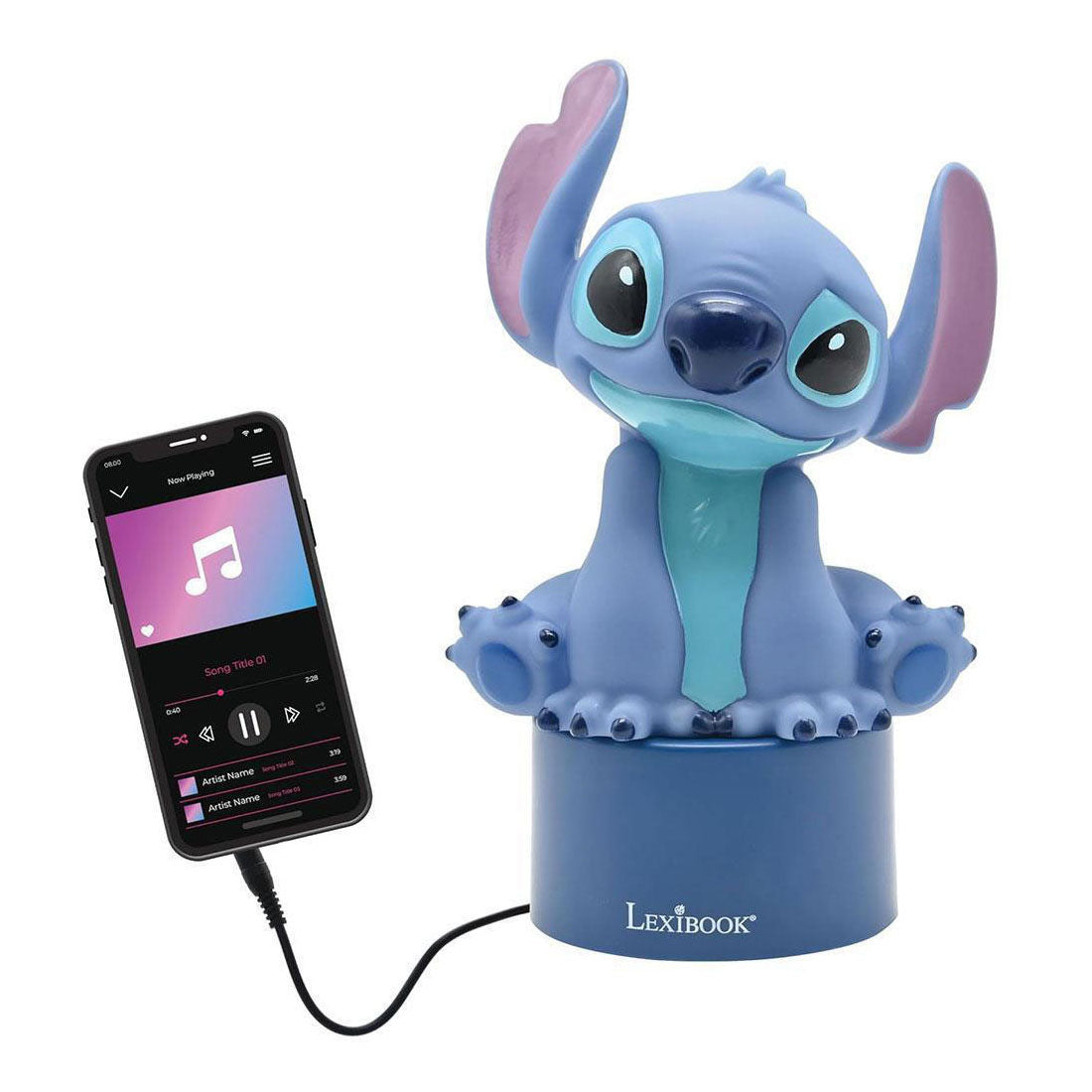 Luce notturna Disney Stitch con altoparlante