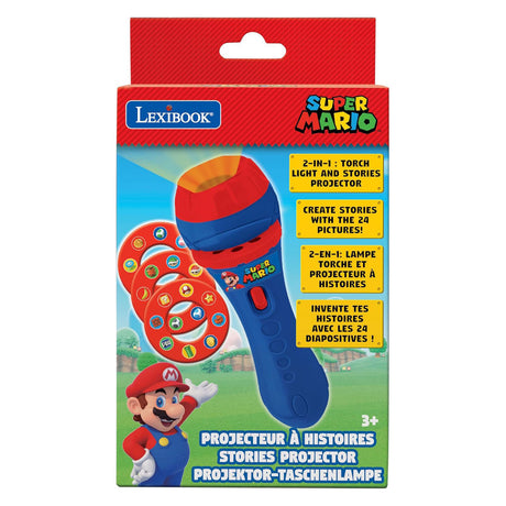 Torcia di proiezione Lexibook Super Mario con 24 immagini