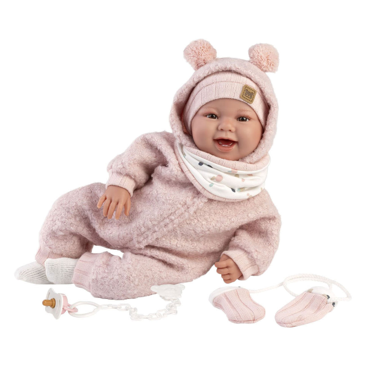 Bambola neonato Imp tala con suono - 44 cm