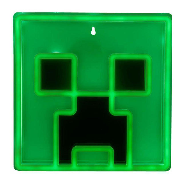 Lampada da parete al neon a led creeper di Minecraft