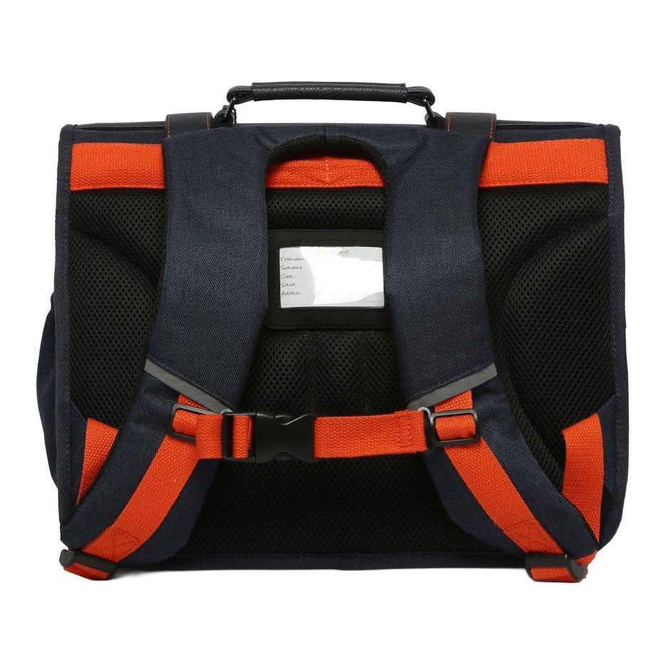 Zaino scolastico Caméléon navy arancione - 38cm