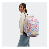 Zaino Kipling per l'aula scolastica - timbro floreale