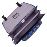 Zaino preppy Kipling - stampa con fiori scuri