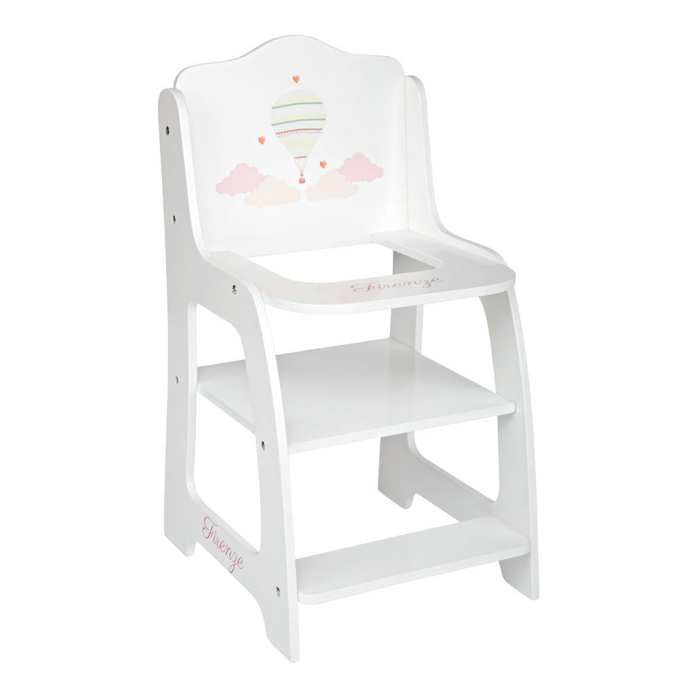 Sedia alta per bambole Firenze 26x28x49 cm