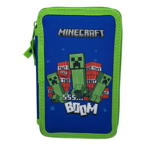 Astuccio pieno Minecraft con 2 scomparti