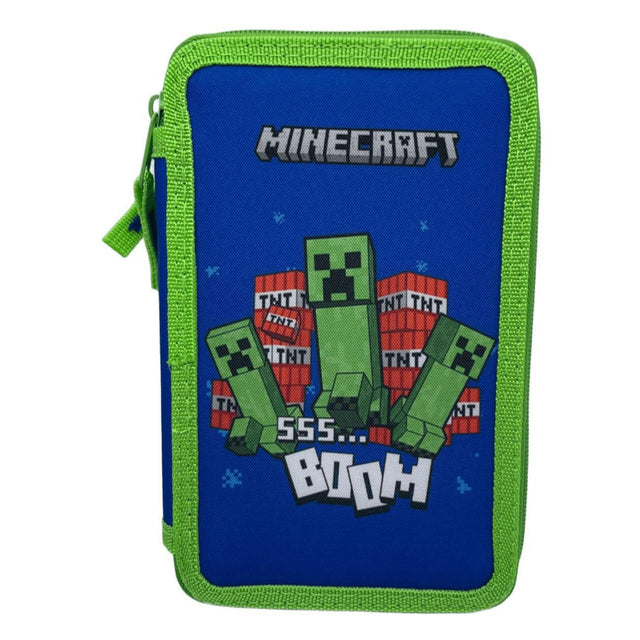 Astuccio pieno Minecraft con 2 scomparti