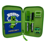 Astuccio pieno Minecraft con 2 scomparti