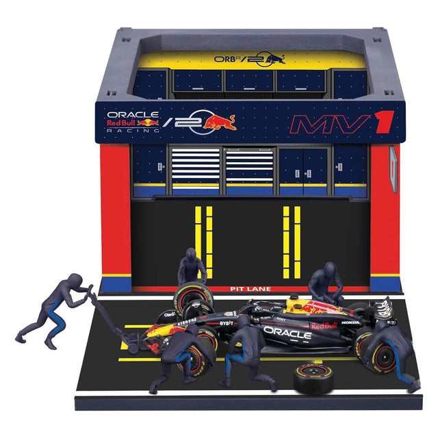 Passaggio ai box del Red Bull Burago con max verstappen - 1:43