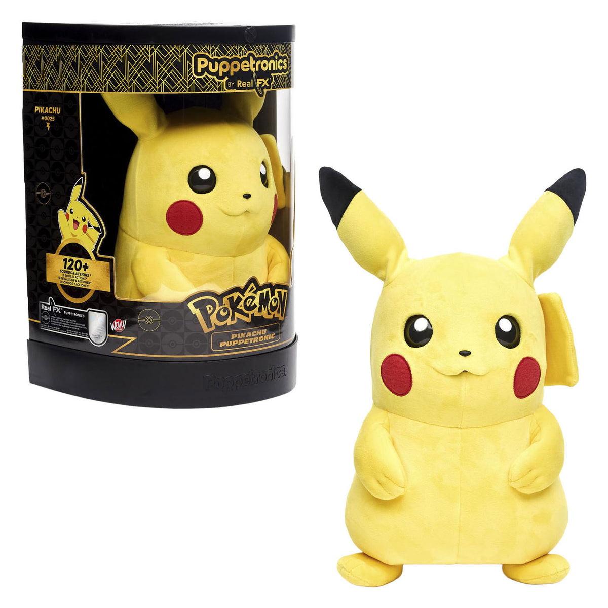 Peluche interattivo Real fx Pikachu