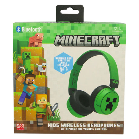 Otl technologies cuffie bluetooth minecraft (mc1231)