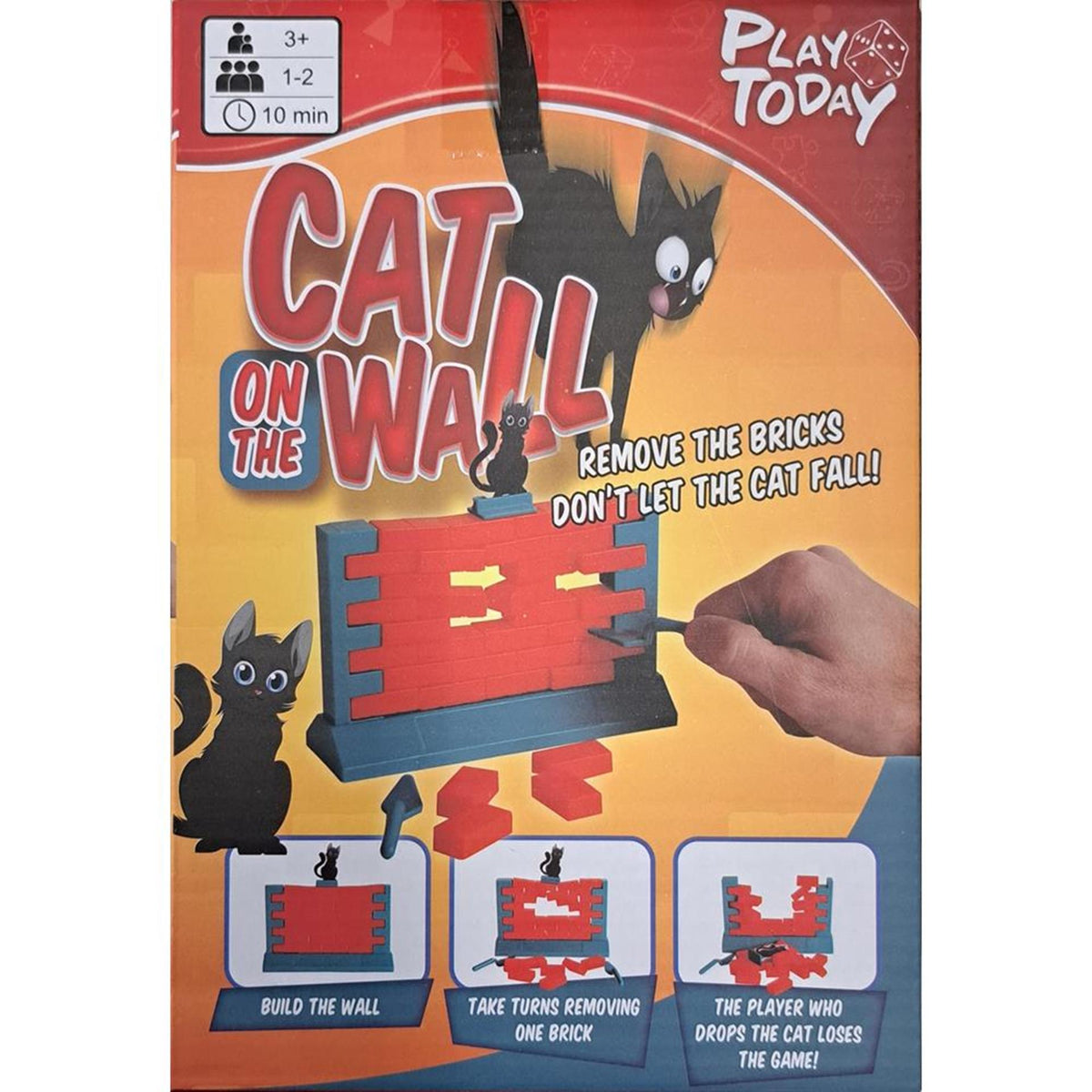 Gioca oggi al gioco del gatto sul muro 15x14 cm