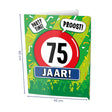 Cartelli per finestre Paperdreams - 75 anni 60x45 cm