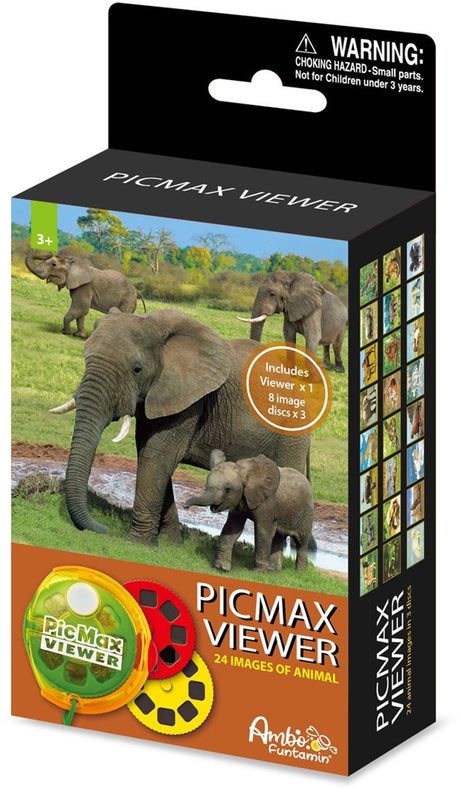 Ambone visualizzatore di giocattoli animali selvatici gioco educativo sulla natura.