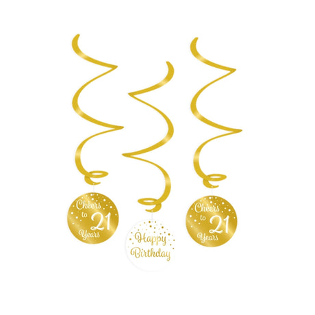 Decorazioni a spirale Paperdreams oro bianco - 21