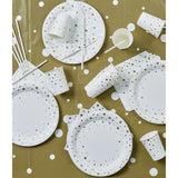 Set da festa Paperdreams - bianco oro