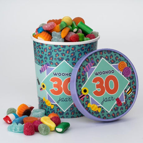 Bicchiere per caramelle Paperdreams ã˜12x14cm - 30 anni