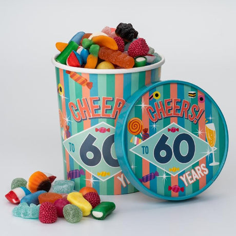 Bicchiere per caramelle Paperdreams ã˜12x14cm - 60 anni