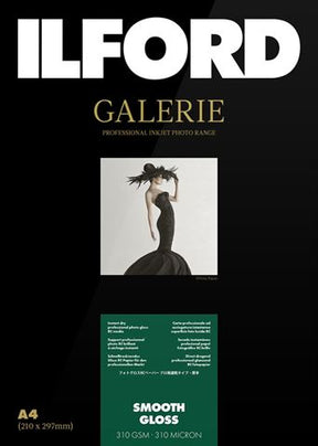 Ilford gallery liscia lucida 310g a3+ 25 fogli
