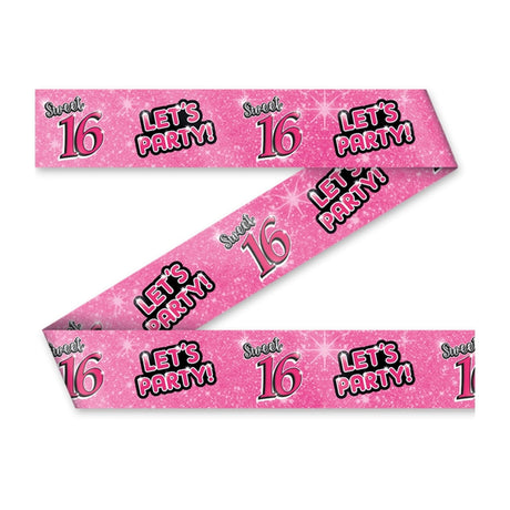Nastro adesivo per feste Paperdreams - dolci 16 anni