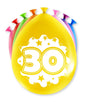 Palloncini con numeri Paperdreams - 30 anni 8 pezzi 30 cm