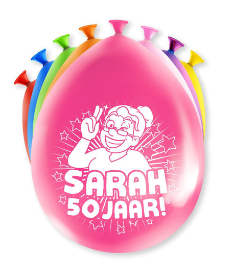 Palloncini con numeri Paperdreams - Sarah 8 pezzi 30 cm