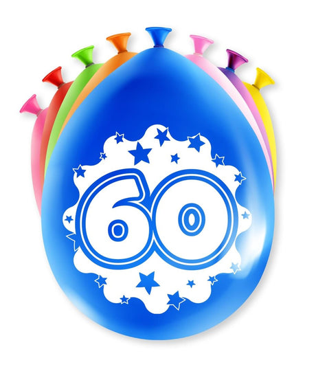 Palloncini numerati Paperdreams - 60 anni