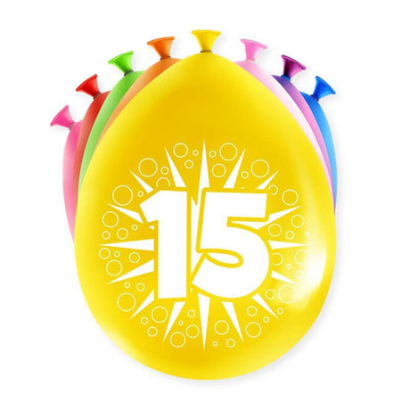 Palloncini Happy Party Paperdreams - 15 anni 8 pezzi