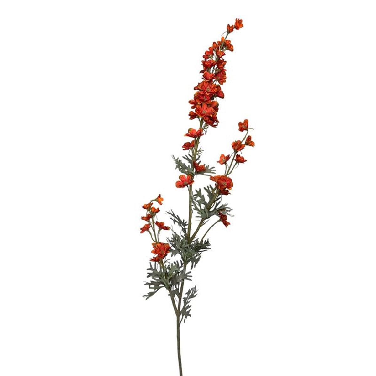 Fiore artificiale della collezione Roberts Delphinium larkspur85 cm arancione