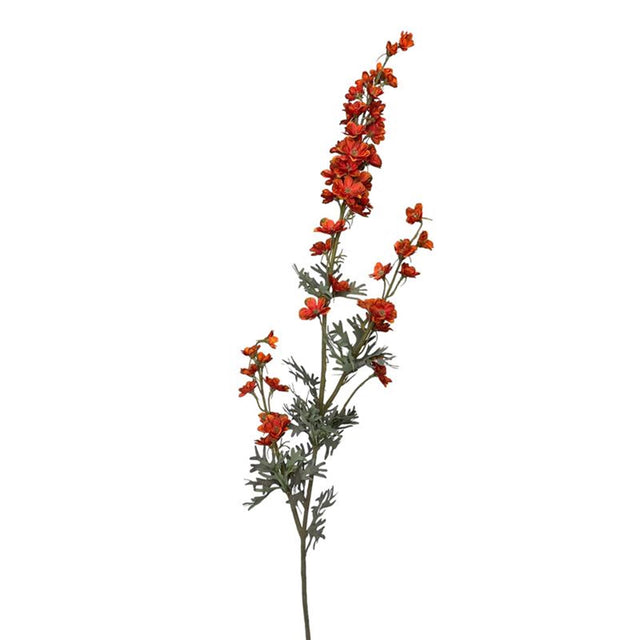 Fiore artificiale della collezione Roberts Delphinium larkspur85 cm arancione