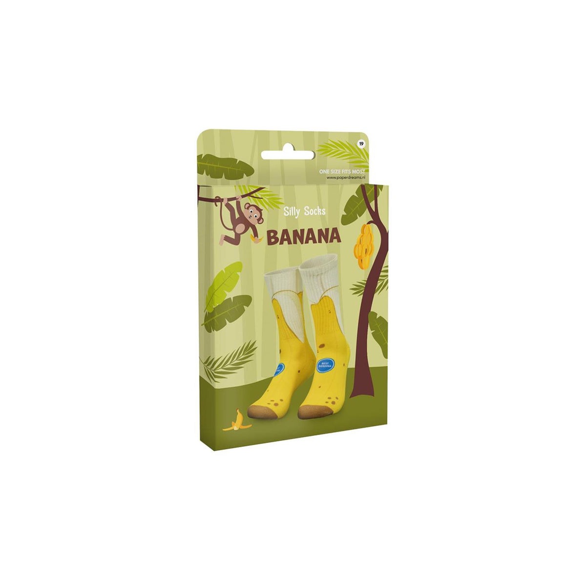 Paperdreams calzini stupidi - banana - poliestere
